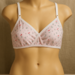 Soft Cotton Hosiery Fabric Imported Printed Bra (Skin)